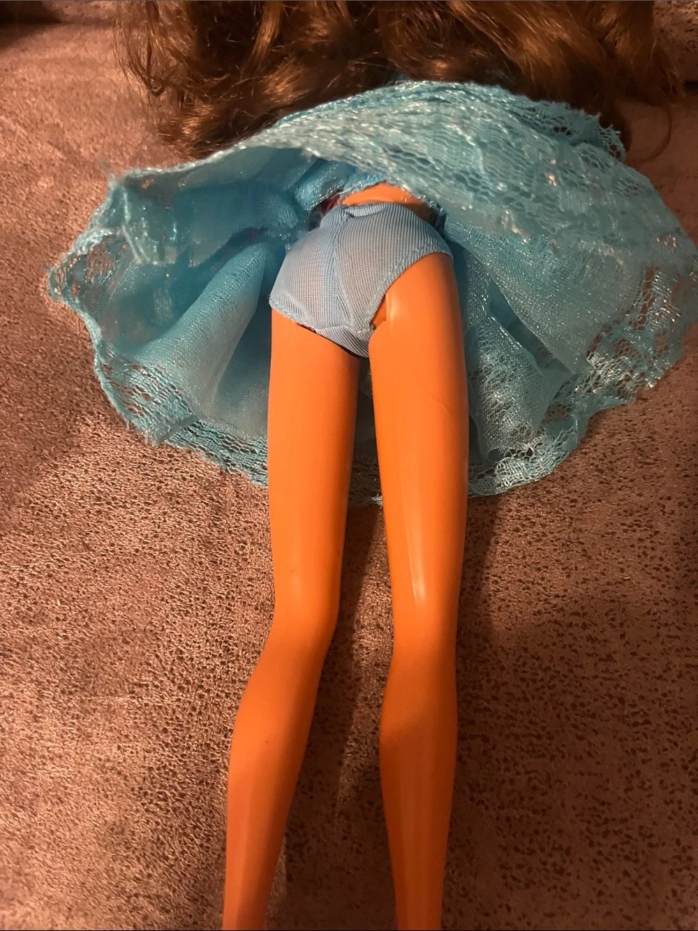 Vintage 1990 Mattel Lights and Lace Teresa Barbie Doll #9727- Rare Steffie Face